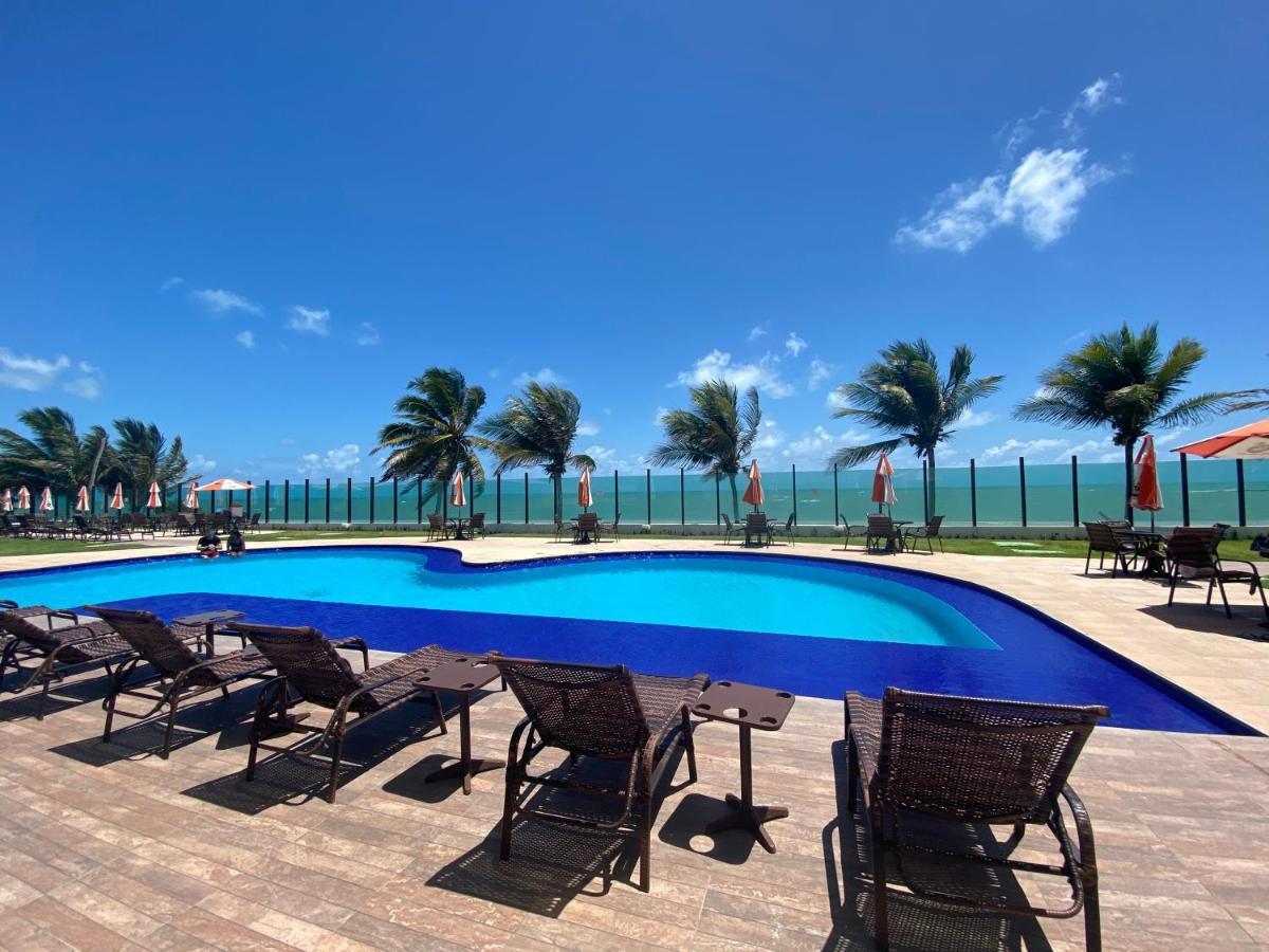 Tabatinga Residence Flat Pe Na Areia I Conde  Exteriör bild